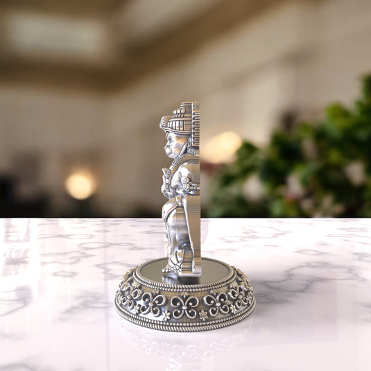 Hanuman Ji Idol 01 – Sterling Silver 925 Hallmark, Strength and Devotion