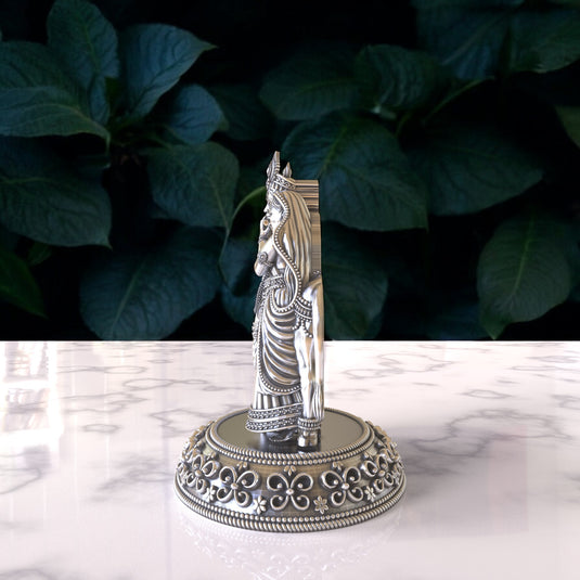 Radha Krishna Ji Idol 01 – Sterling Silver 925 Hallmark, A Symbol of Love & Devotion