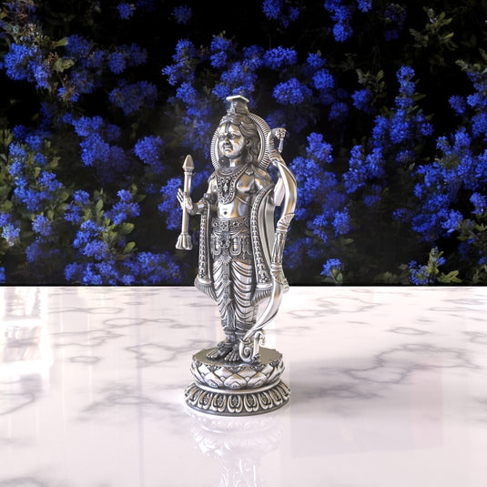 Ram Lala Ji Idol – Sterling Silver 925 Hallmark, Timeless Spirituality