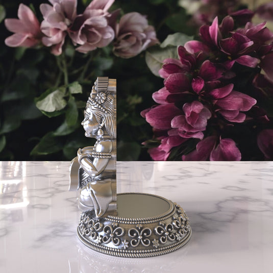 Krishna Ji Idol 03 – Sterling Silver 925 Hallmark, Blessings & Prosperity