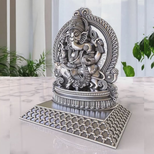 Ganesh Ji Idol 10 – Sterling Silver 925 Hallmark, A Sign of Purity