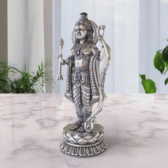 Ram Lala Ji Idol – Sterling Silver 925 Hallmark, Timeless Spirituality